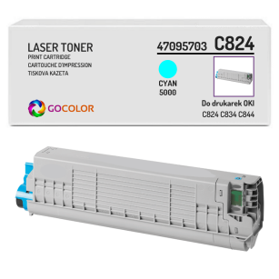 Toner do OKI C824 C834 C844 47095703 Cyan zamiennik