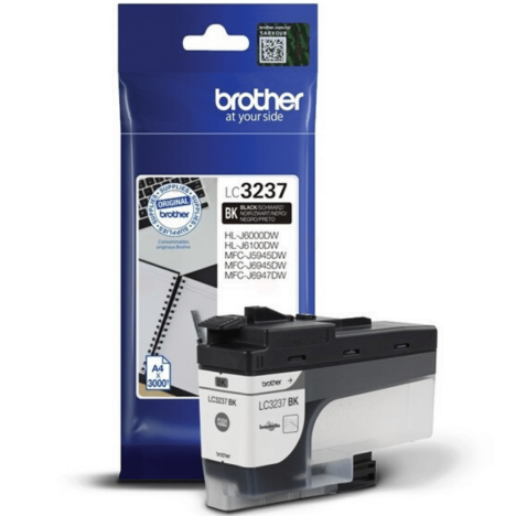 Brother oryginalny Tusz LC3237BK black