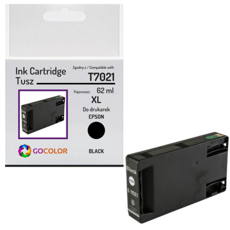 Tusz do EPSON T7021 XL Black Zamiennik