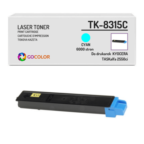 Toner do KYOCERA TK8315C TaskAlfa 2550 ci Cyan 1T02MVCNL0 zamiennik