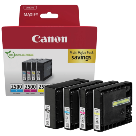 Canon oryginalny tusz PGI2500 9290B006 black / cyan / magenta / yellow 4-pak