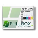 FULLBOX 4-pak TUSZ do CANON GI490B GI490C GI490M GI490Y - 3