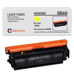 Toner do CANON 064HY 4932C001 iSENSYS MF832Cdw LBP722cdw yellow Zamiennik 10.5K