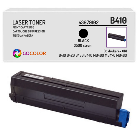Toner do OKI B410 B420 B430 B440 MB460 MB470 MB480 d, dn, 43979102 zamiennik