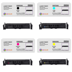 4-pak Toner do CANON 069H iSENSYS MF750 MF752Cdw MF754Cdw LBP673Cdw CMYK Zamiennik 7.6K/3x5.5K