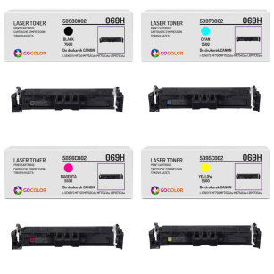4 X TONER do CANON 069H iSENSYS MF750 MF752Cdw MF754Cdw LBP673Cdw CMYK Zamiennik 7.6K/3x5.5K