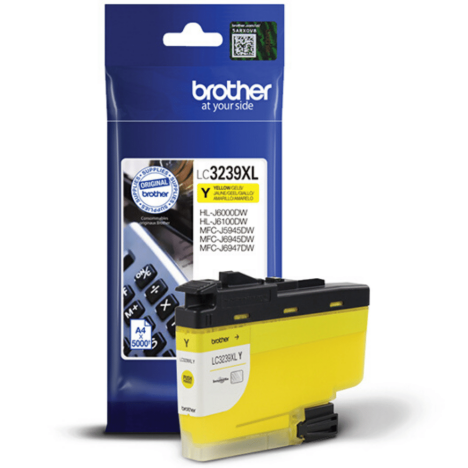 Brother oryginalny Tusz LC3239XLY yellow