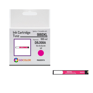 Tusz do HP D8J08A 980XL Magenta Zamiennik