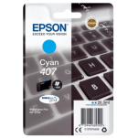 Epson oryginalny tusz 407 T07U2 C13T07U240 WorkForce Pro WF4745DTWF cyan 20.3ml - 2