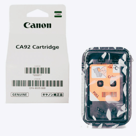 Canon oryginalna głowica CA92 QY68018000 Pixma G1400 G2400 G3400 cyan / magenta / yellow
