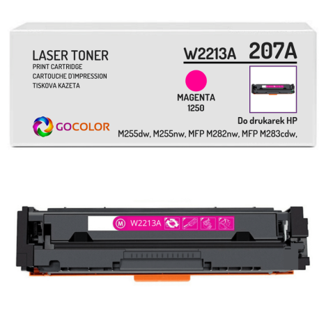 Toner do HP W2213A 207A Magenta zamiennik BEZ CHIPA