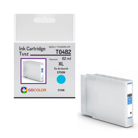Tusz do Epson T04B2 C13T04B240 Cyan Zamiennik