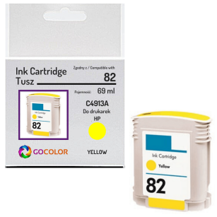 Tusz do HP C4913A 82 Yellow Zamiennik