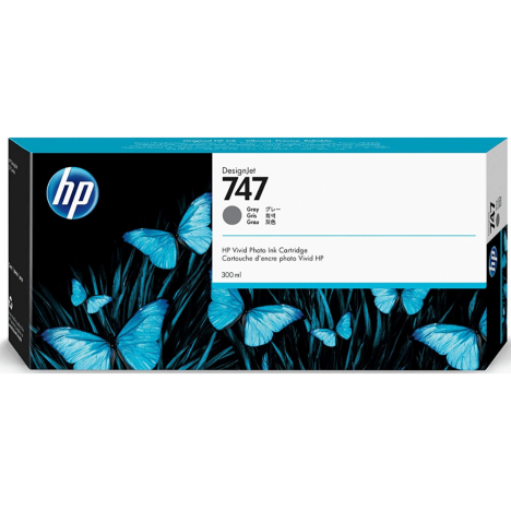 HP oryginalny Tusz P2V86A 747 gray