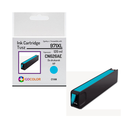 Tusz do HP CN626AE 971XL Cyan Zamiennik