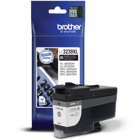 Brother oryginalny Tusz LC3239XLBK black