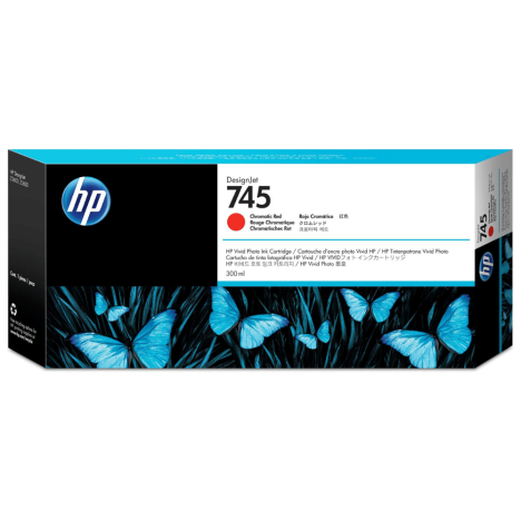 HP oryginalny Tusz F9K06A 745 chromatic red