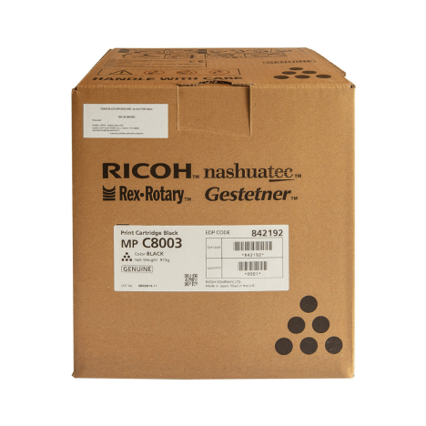 EOL Ricoh oryginalny toner MPC8003 842192 black