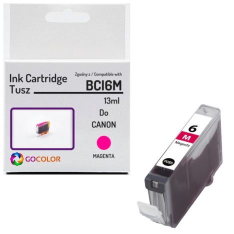 Tusz do CANON BCI6M 4707A002 Magenta 100 % nowy zamiennik