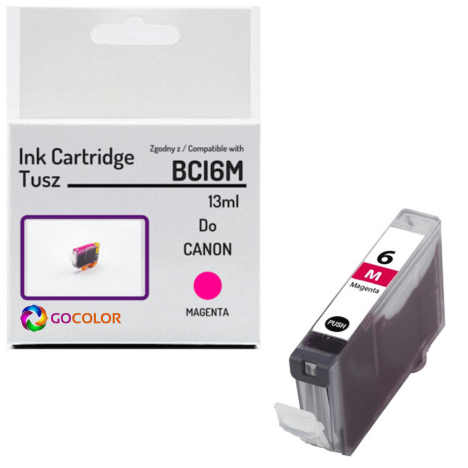 Tusz do CANON BCI6M 4707A002 Magenta 100 % nowy zamiennik