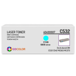 Toner do OKI C532 C542 MC563 MC573 dn, 46490607 Cyan zamiennik - 2