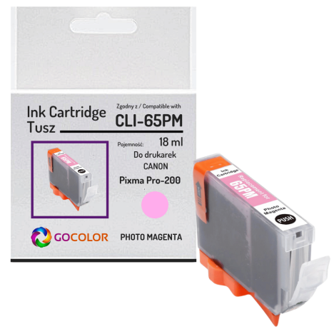 Tusz do CANON CLI65PM 4221C001 Pixma Pro 200 photo magenta 18.0ml Zamiennik