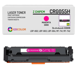 Toner do CANON CRG055H 3018C002 iSENSYS MF743Cdw MF744Cdw Magenta z CHIPEM zamiennik 5.9K