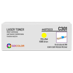 Toner do OKI C301 C321 MC332 MC342 dn, dnw, 44973533 Yellow zamiennik - 2