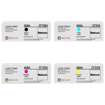 4 X Toner do HP 826A Color LaserJet Enterprise flow MFP M855 29.0K/3x31.5K CMYK zamiennik z CHIPEM - 2