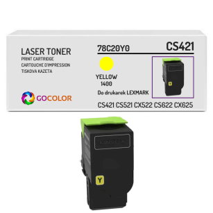 Toner do LEXMARK CS421 78C20Y0 1.4K yellow zamiennik