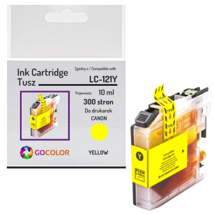 Tusz do BROTHER LC121Y YELLOW zamiennik