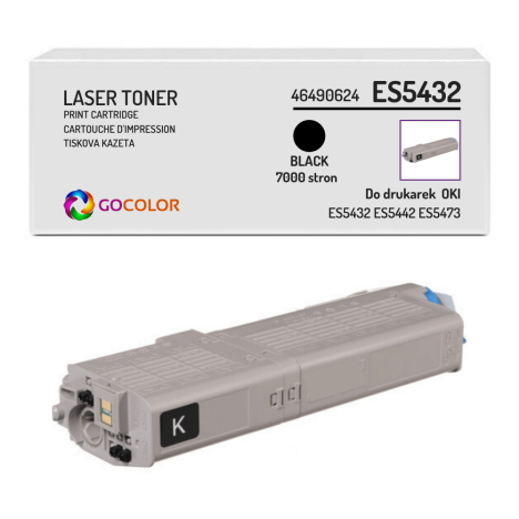Toner do OKI ES5432 ES5442 ES5473 46490624 Black fabrycznie nowy
