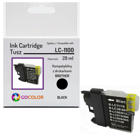 Tusz do BROTHER LC1100 Black zamiennik