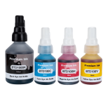 4X Tusz do BROTHER BTD100BK BTD100C BTD100M BTD100Y zamiennik - 3