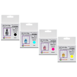 4X Tusz do BROTHER BTD100BK BTD100C BTD100M BTD100Y zamiennik - 2