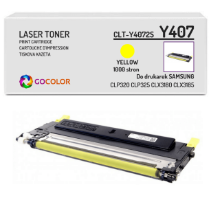 Toner do SAMSUNG CLP320 CLP325 CLX3185 CLT-Y4072S Yellow Zamiennik