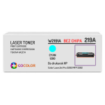 Toner do HP W2191A 219A Color LaserJet Pro MFP 3302 PRO 3202 1,2K cyan BEZ CHIPA - 2