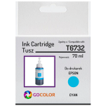 Tusz do EPSON T6732 Cyan Zamiennik - 2
