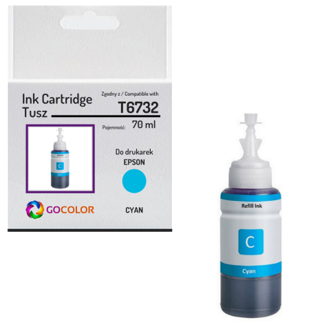 Tusz do EPSON T6732 Cyan Zamiennik