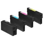 4 X TUSZ do EPSON 408L WFC4310DTWF WFC4810DTWF CMYK Zamiennik 3x21.6/36.9ml - 3