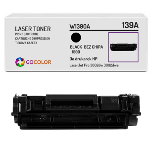 Toner do HP 139A W1390A LaserJet Pro 3002dw 3002dwe BEZ CHIPA zamiennik 1.5K