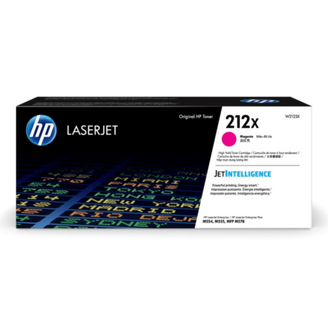 HP oryginalny toner W2123X magenta 212X