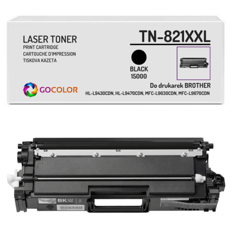 Toner do BROTHER TN821XXLBK HLL9470CDN MFCL9670CDN 15,0K black Zamiennik