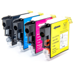 4 X TUSZ do BROTHER LC1100 zamiennik - 2