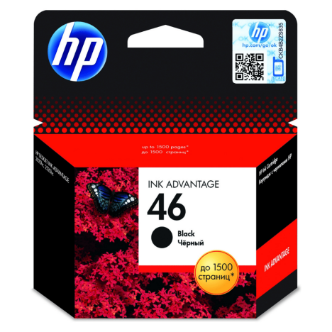 HP oryginalny Tusz CZ637AE 46 black 