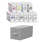 Epson oryginalny tusz T47A SureColor SCP900 + oryginalny pojemnik na zużyty tusz C12C935711  - 3