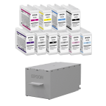 Epson oryginalny tusz T47A SureColor SCP900 + oryginalny pojemnik na zużyty tusz C12C935711  - 3