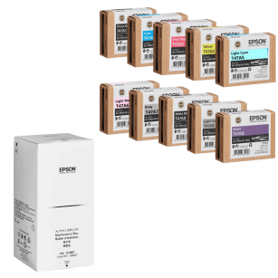 Epson oryginalny tusz T47A SureColor SCP900 + oryginalny pojemnik na zużyty tusz C12C935711 
