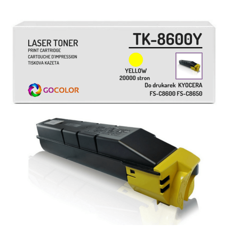 Toner do KYOCERA TK8600Y FSC8600 FSC8650 FSC8670 Yellow 1T02MNANL0 zamiennik