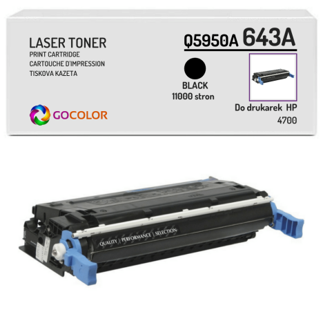 EOL Toner do HP Q5950A 643A 4700 Black Zamiennik
